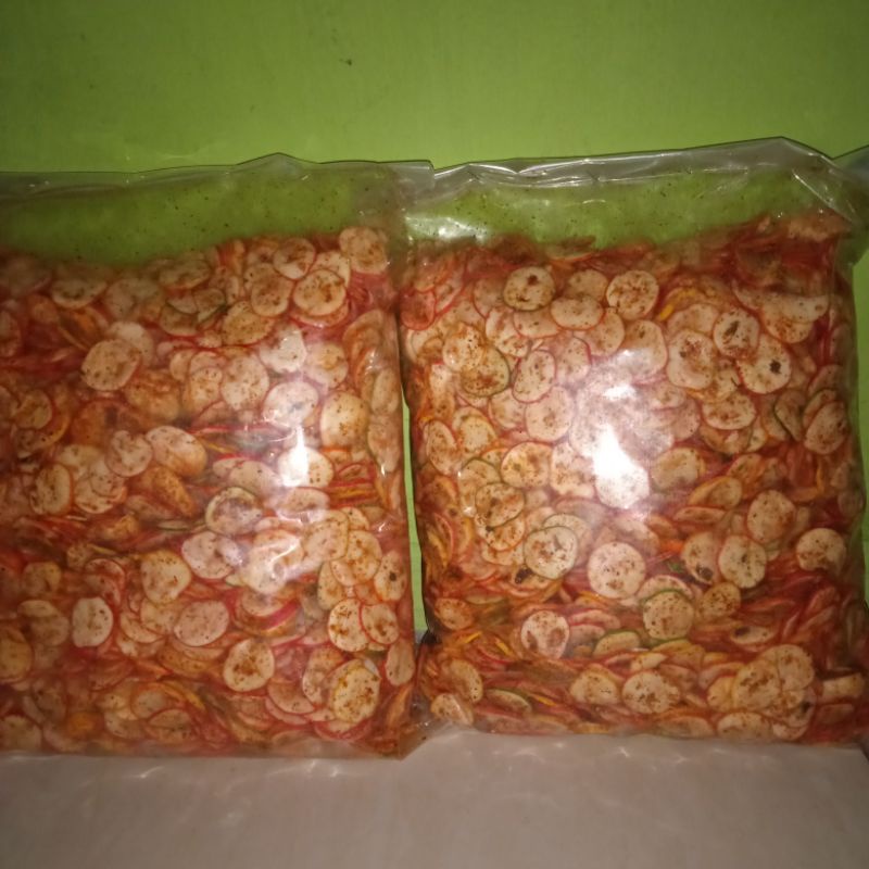 

kerupuk seblak pedas