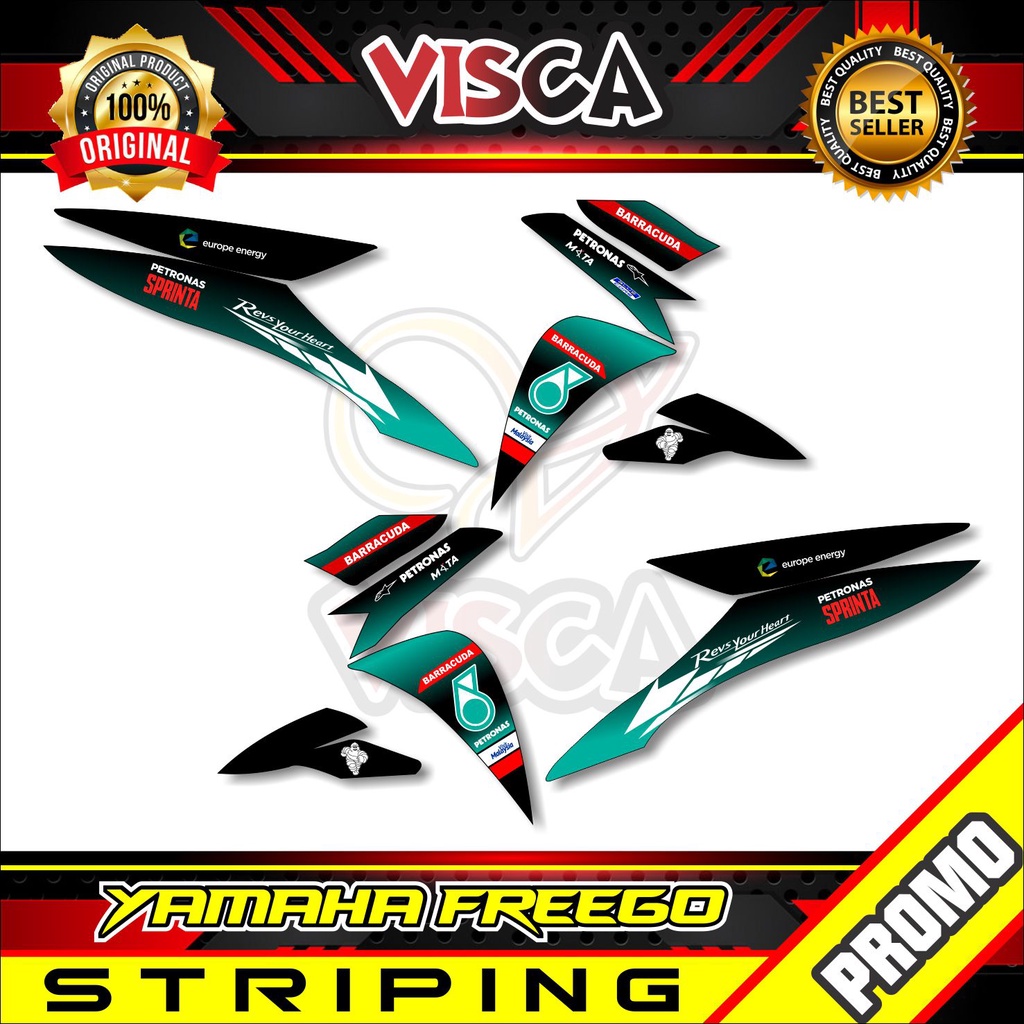 Strping Yamaha Freego Sticker Yamaha Freego Striping Setiker Motor Yamaha Freego Striping Freego Pet