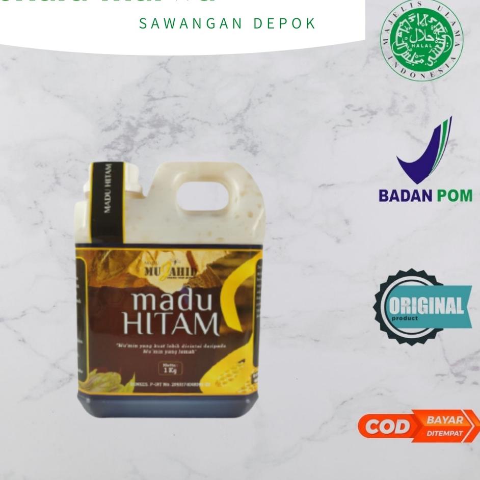 

✨MEN SALE✨ Madu Hitam Manis Mujahid 1 kg | Madu Hitam Berstamina grosir