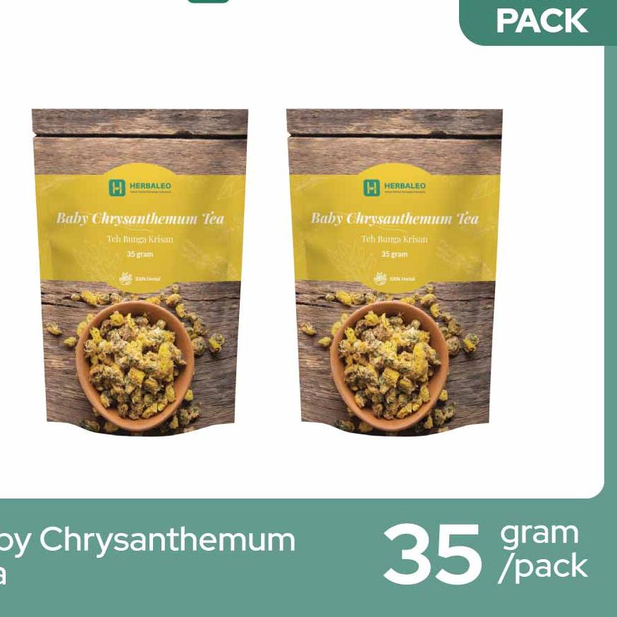 

Discount Today Twinpack - Herbaleo Baby Chrysanthemum Tea 35 gr ( Teh Bunga Krisan ) murah