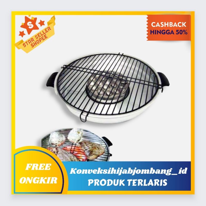 Alat Pemanggang Alat Bakaran Grill Bulat HC Grill Happy Grill Jasmine Grill Alat Pemanggang Alat Bak