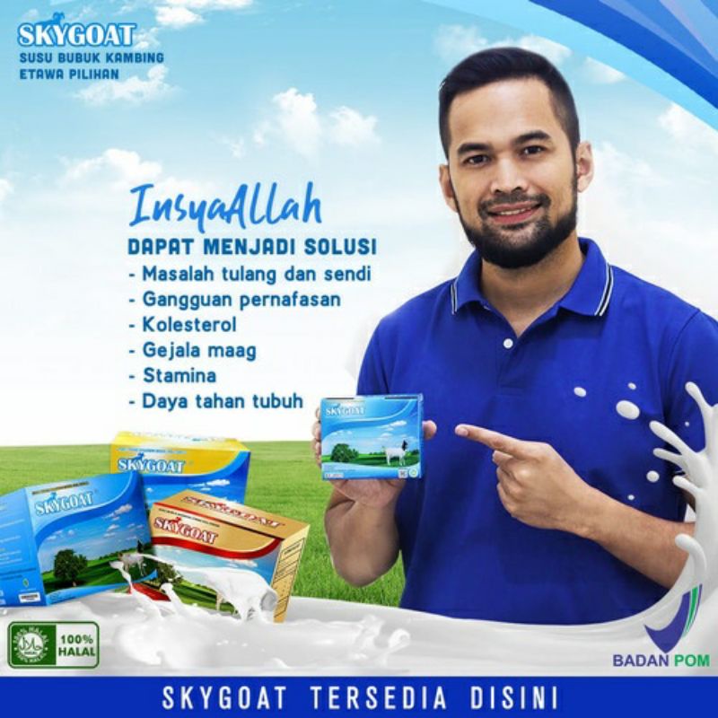 

Susu Kambing SKYGOAT Original | Susu Kambing Etawa Bubuk Isi 10 Sachet Obat Herbal Pernafasan TBC Asma