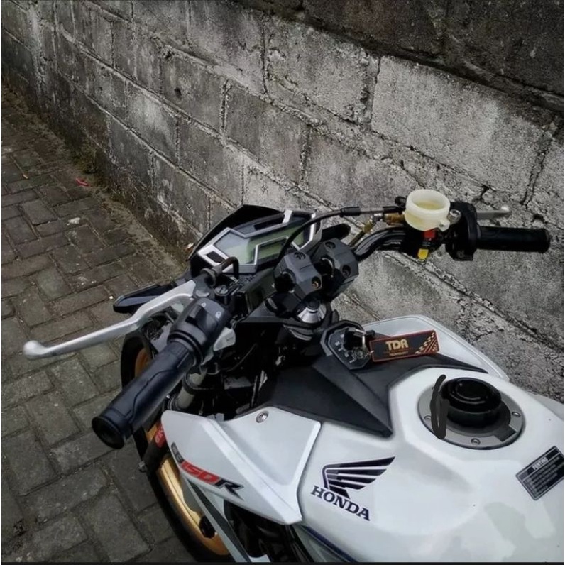 Setang stir rzr roadrace pnp honda cb 150 r new plus raiser dudukan cnc pnp