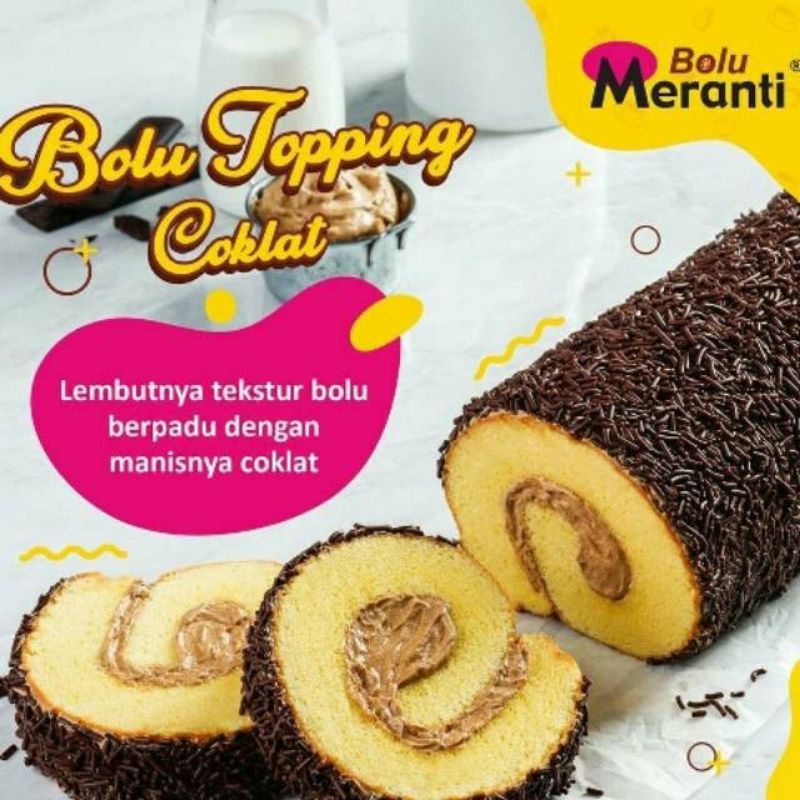 

KEJU - BOLU TOPPING COKLAT - BOLU MERANTI MEDAN