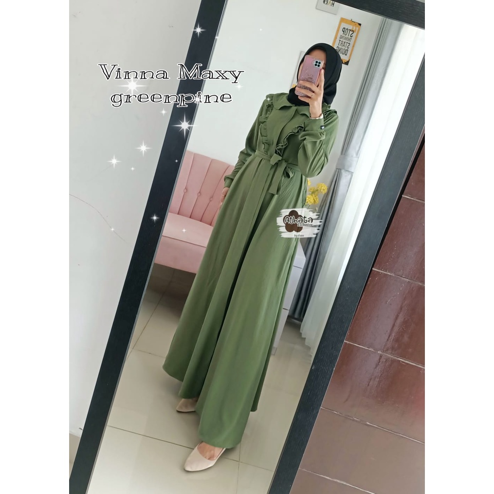 [JOIN RESELLERS] VINNA MAXY DRESS ONLY ORI ATHATA EXCLUSIVE/ DRESS TERBARU ATHATA