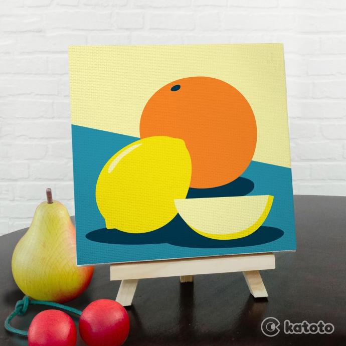 

PAINT BY NUMBER PAINTING KIT PAKET MELUKIS ANAK CAT AKRILIK BUAH FUITS