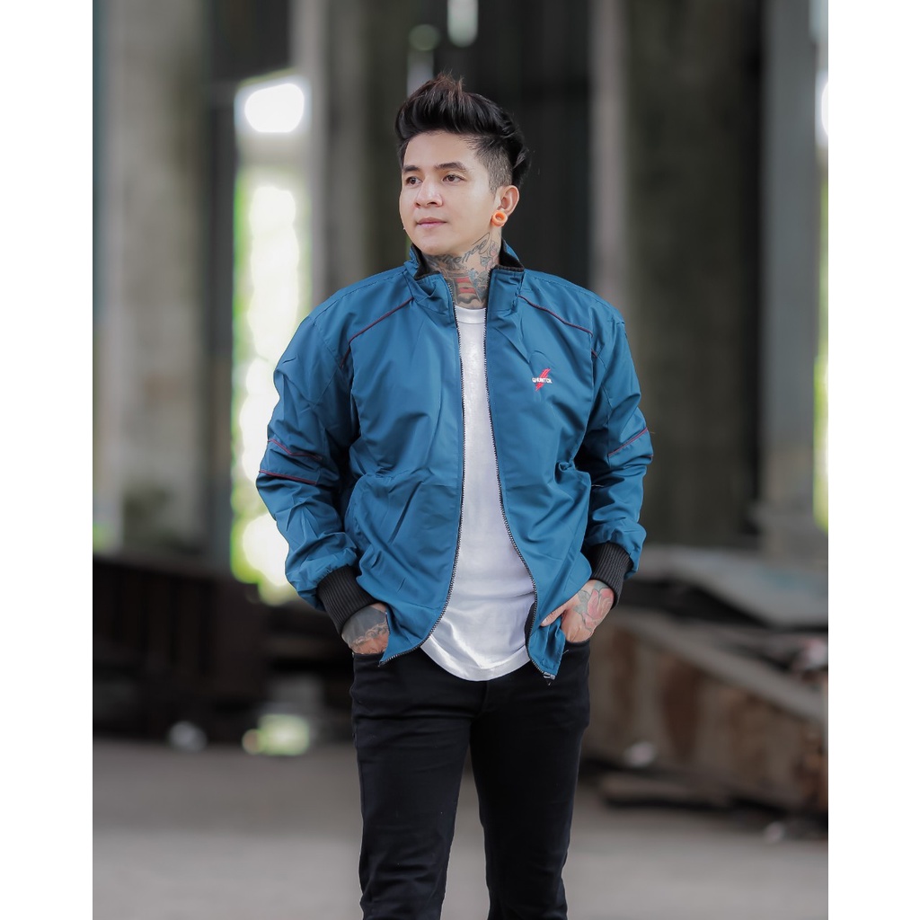 Jaket horington taslan anti air original GHUBITS / Jaket BB / Jaket Bomber Pria