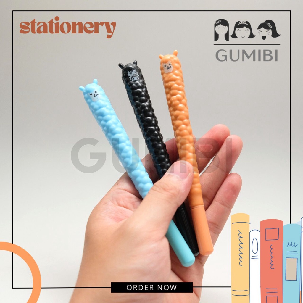 

PULPEN DOMBA BOLPEN MURAH GEL TINTA HITAM PENA UNIK LUCU IMUT