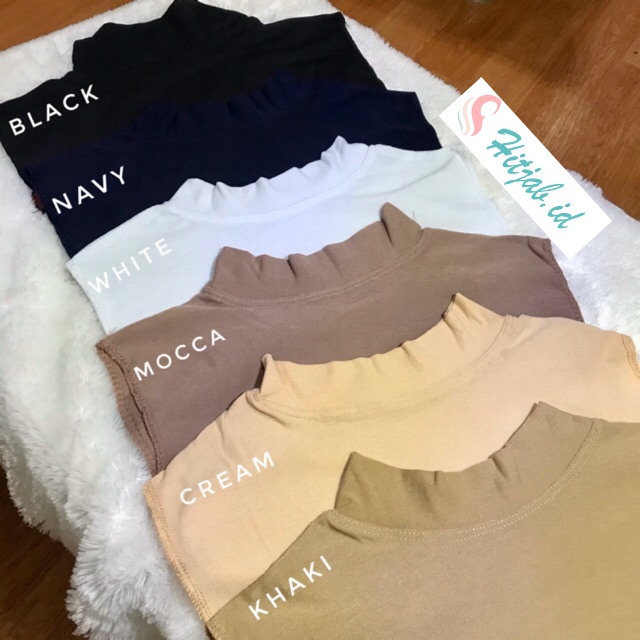 Manset Wanita Leher Hijab Jumbo Premium Neck Cover Manset Penutup Leher Hijab Inner Leher Neck Cover