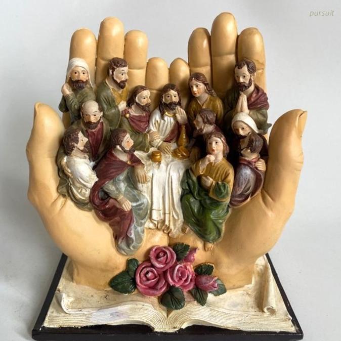 Ap589 Patung Karakter Yesus Religius Bahan Resin