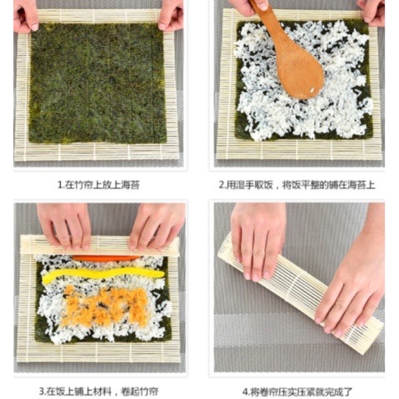 sushi roll makisu bamboo sushi roll penggulung sushi