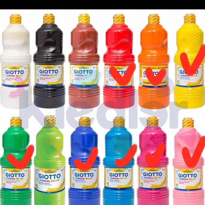 

Hari Ini Giotto School Paint Cat Lukis Poster / Fingerpaint Washable Refill Terbatas