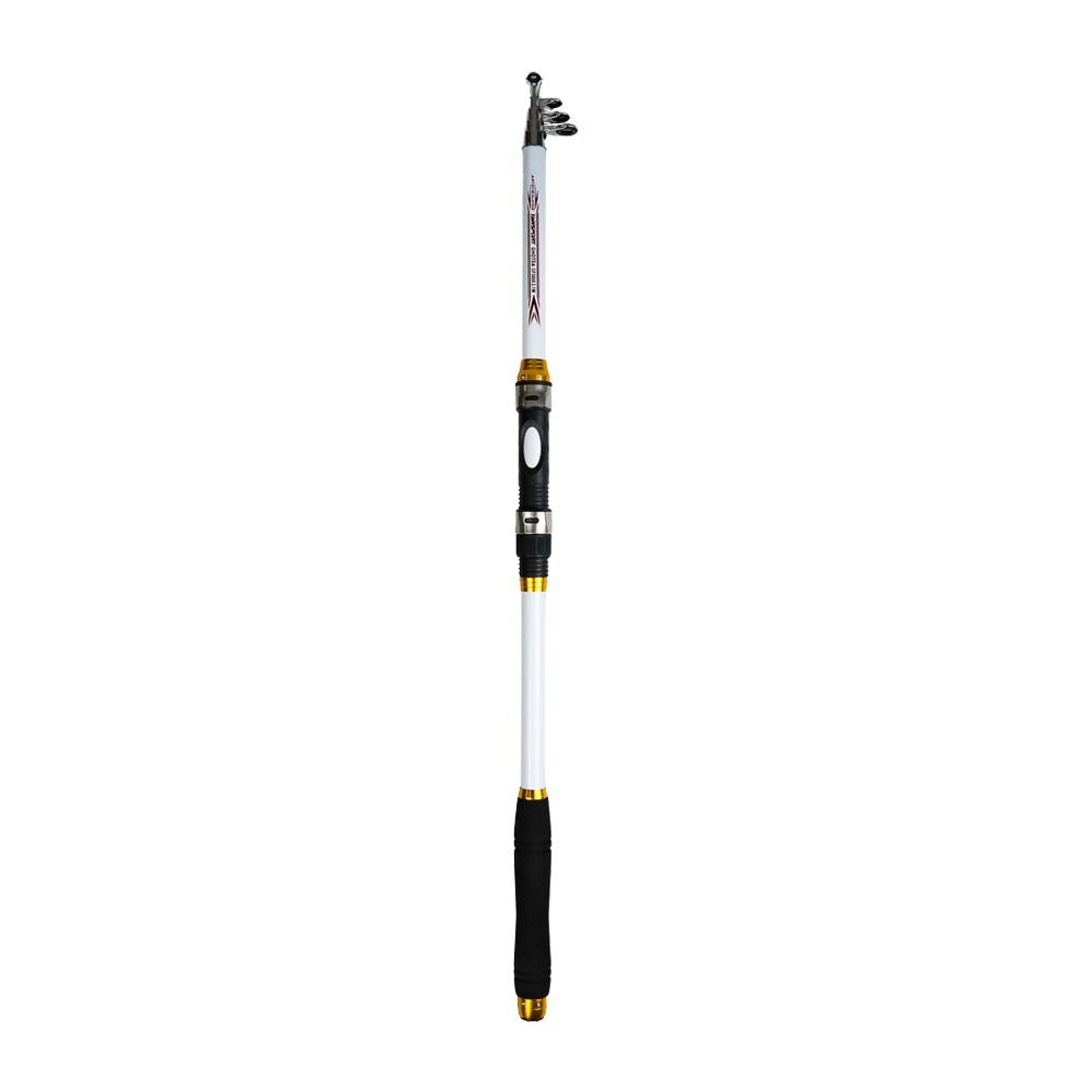 TaffSPORT GHOTDA Joran Pancing Portable Carbon Fiber Telescopic 2.1M - CF3000 - 7RTH6RWH White