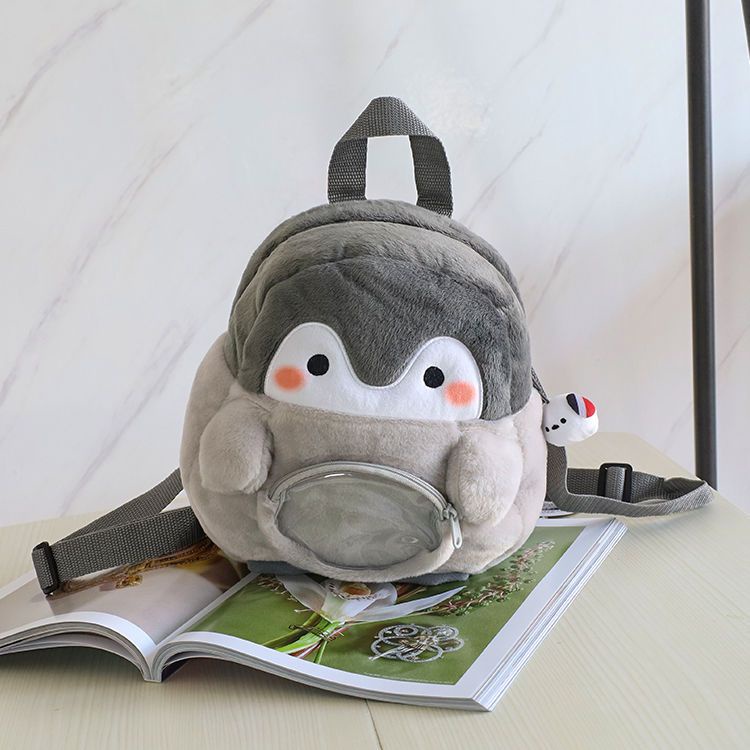 ✐☇Sera import plush penguin ransel kecil lucu kasual tas kecil kartun boneka mini ransel siswa gadis jk tas sekolah