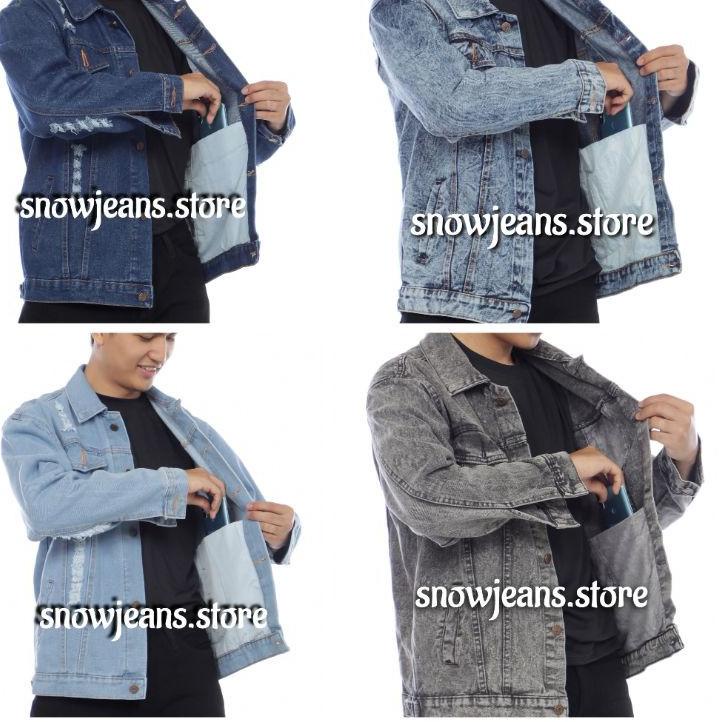 Recomended jaket jeans sanwash /jaket jeans murah / jaket jeans pria/jaket jeans / jaket jeans coupl
