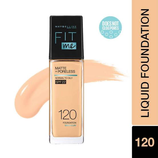 FOUNDATION MAYBELLINE FIT ME MATTE PORELESS