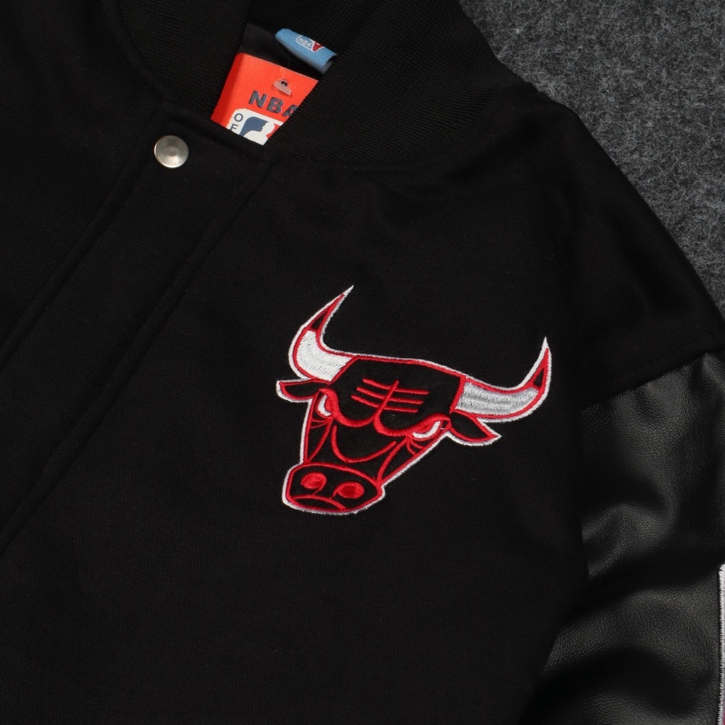 Jaket Varsity Pria Wanita CHICAGO BULLS NBA EMBROID Casual Good Brand Quality