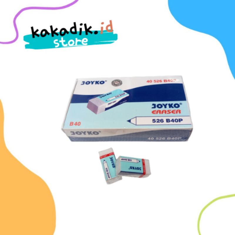 

Penghapus Joyco 526-B40P / B40BL / Eraser / Putih