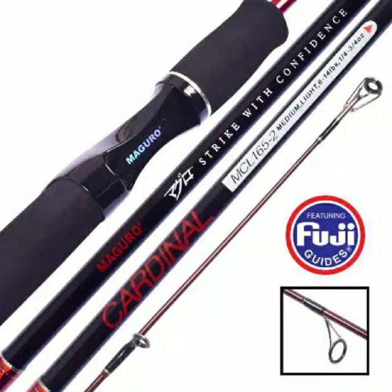 Joran Maguro Cardinal 120cm 135cm 150cm 165cm 180cm Ring Fuji