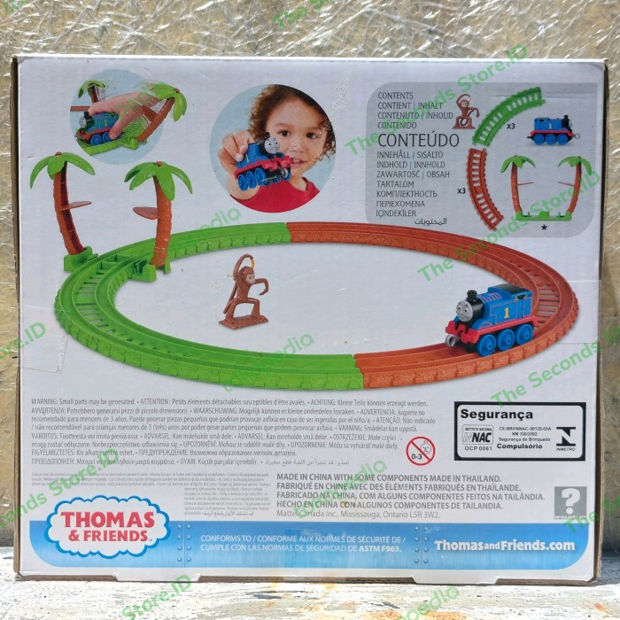 Thomas &amp; Friends Trackmaster/Metal Engine - Monkey Trouble Thomas Set