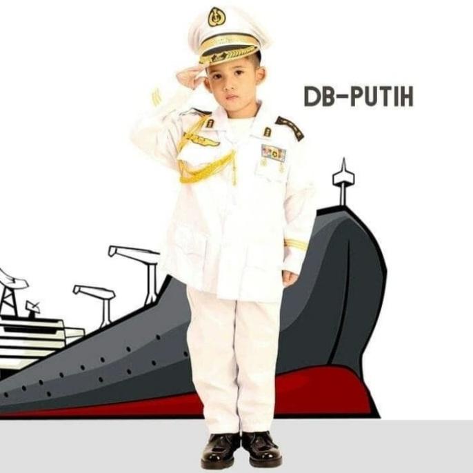 dijual pet profesi TNI AL anak-topi TNI AL anak