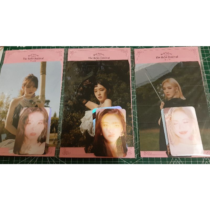 Lenti Holo Finale Psycho Irene Seulgi Wendy Red Velvet RV PC Photocard