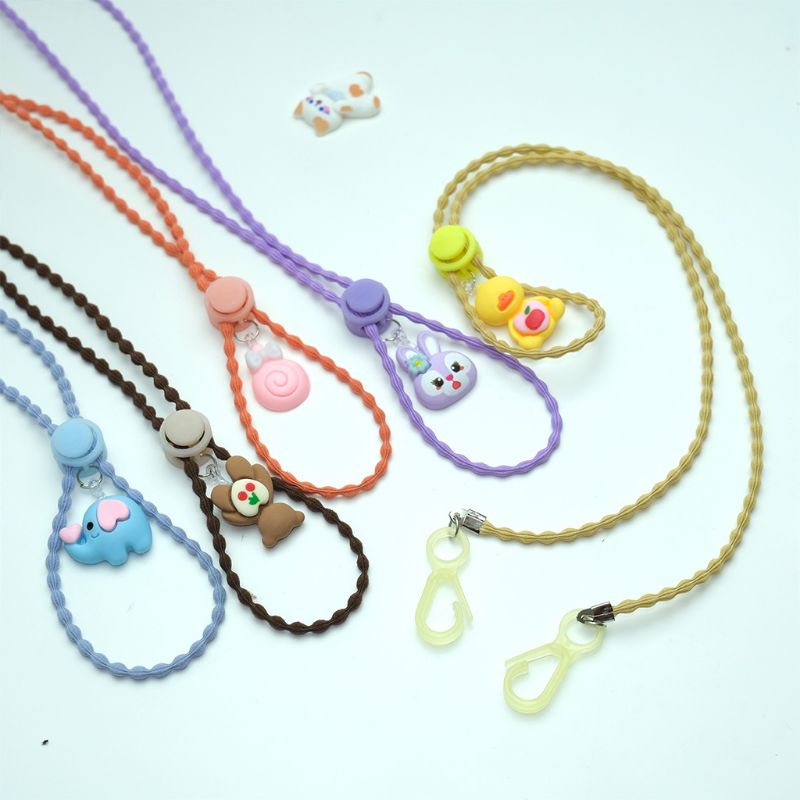 strap masker gantungan kalung mutiara / karakter boba / tali masker