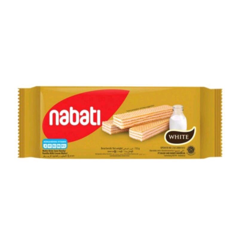 Nabati Wafer Pink Lava 132 Gr/Nabati White Vanila 130gr