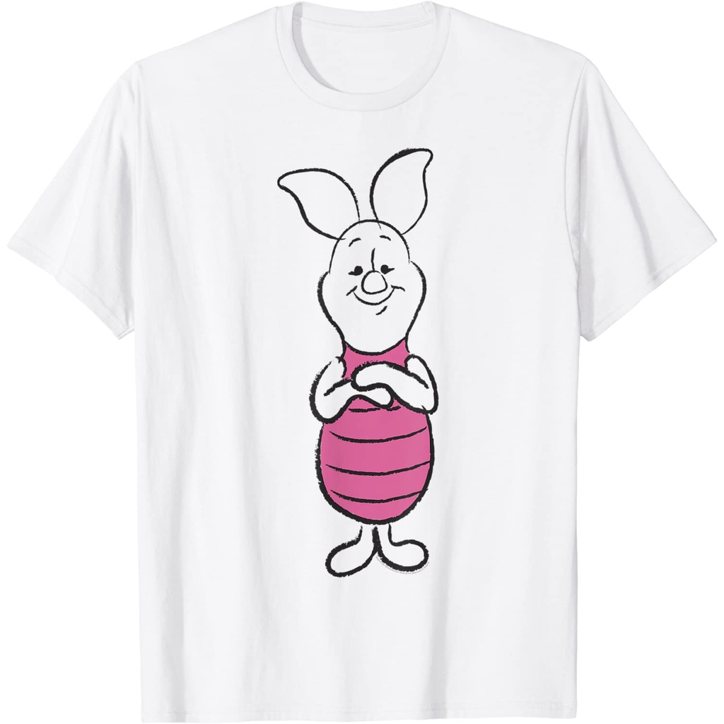 Kaos Anak Disney Winnie The Pooh Piglet Simple Sketch T-Shirt
