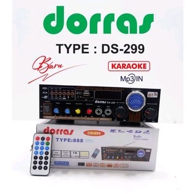 DORRAS Amplifier Karaoke 1000watt Dorras Ds-299 Stereo Audio/Amplifier Bluetooth/Amplifier Wireless/Amplifier