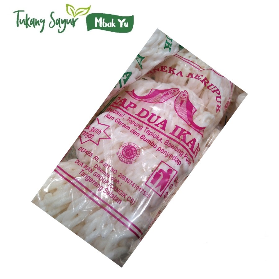 

kerupuk putih siap makan kecil