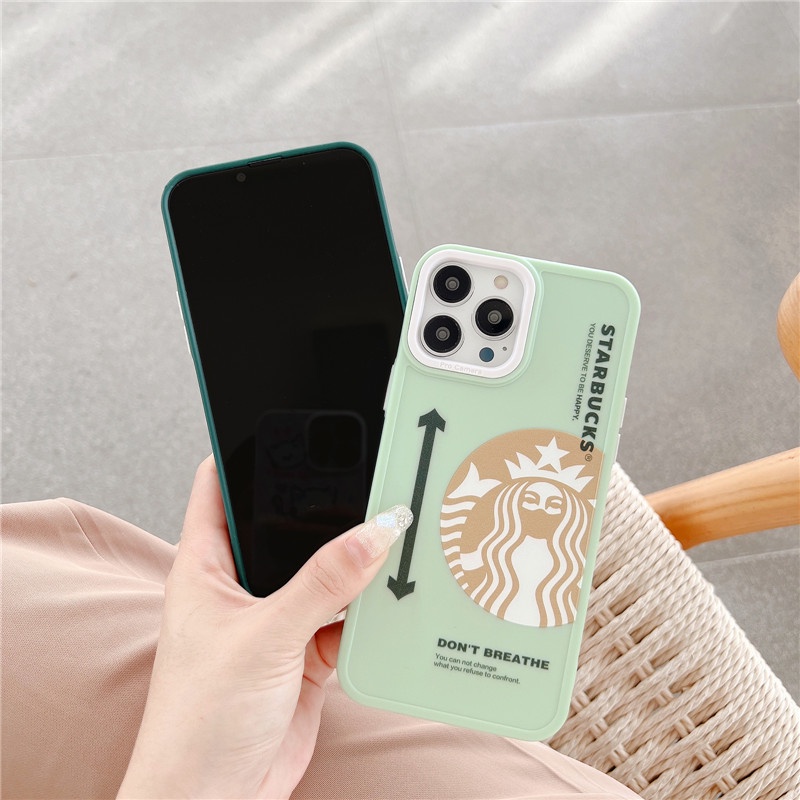 Starbucks Soft Case Silikon Motif Kopi Retro Untuk IPhone 14 13 12 11 Pro Max X XR