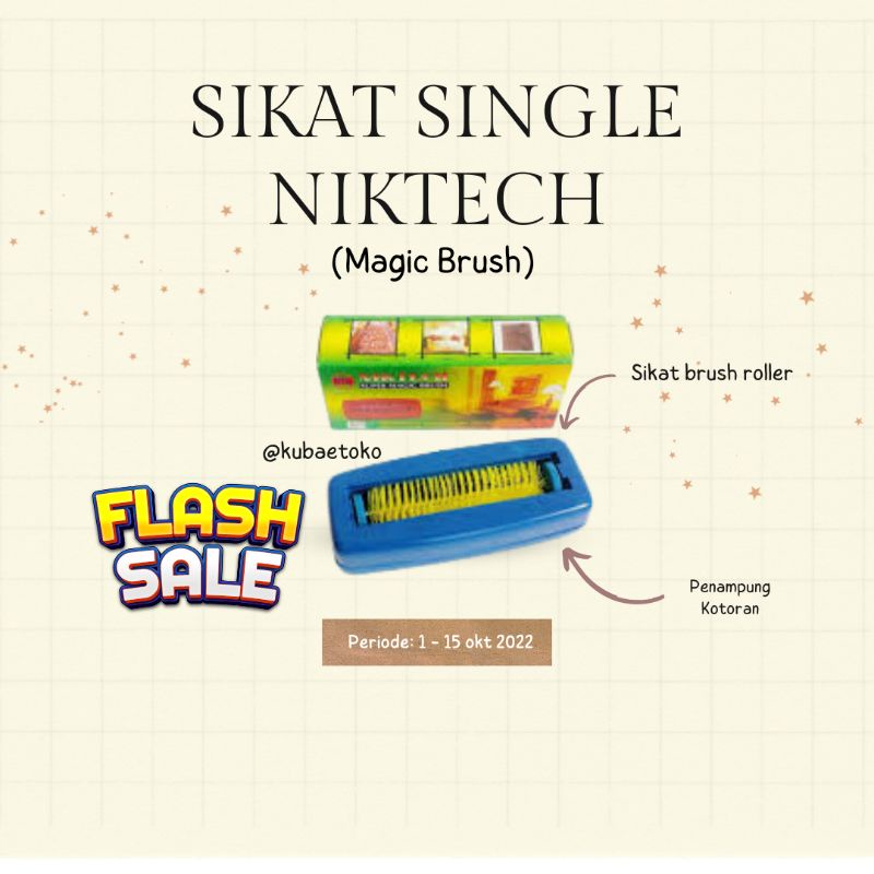 NIKTECH Sikat Karpet Pembersih Karpet Pembersih Karpet Manual Pembersih Karpet Bulu