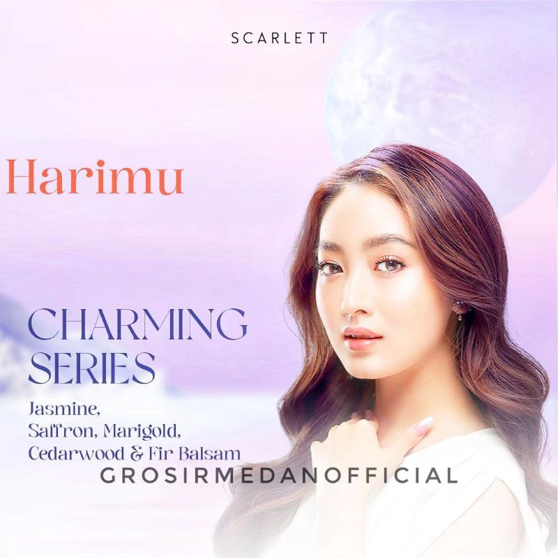 SCARLETT WHITENING CHARMING SERIES - WANGI LEMBUT MENCERAHKAN