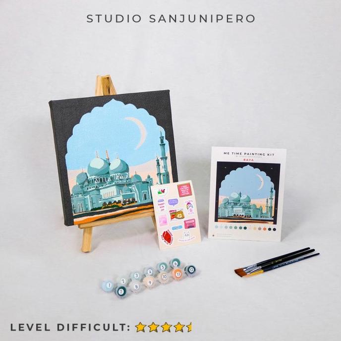

Raya, painting kit by number ,STUDIO SANJUNIPERO