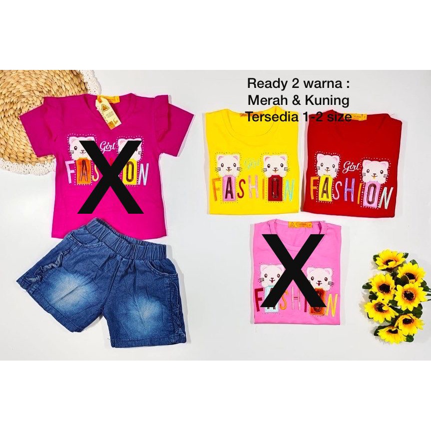 Setelan Celana Denim Ciono Anak Cewe