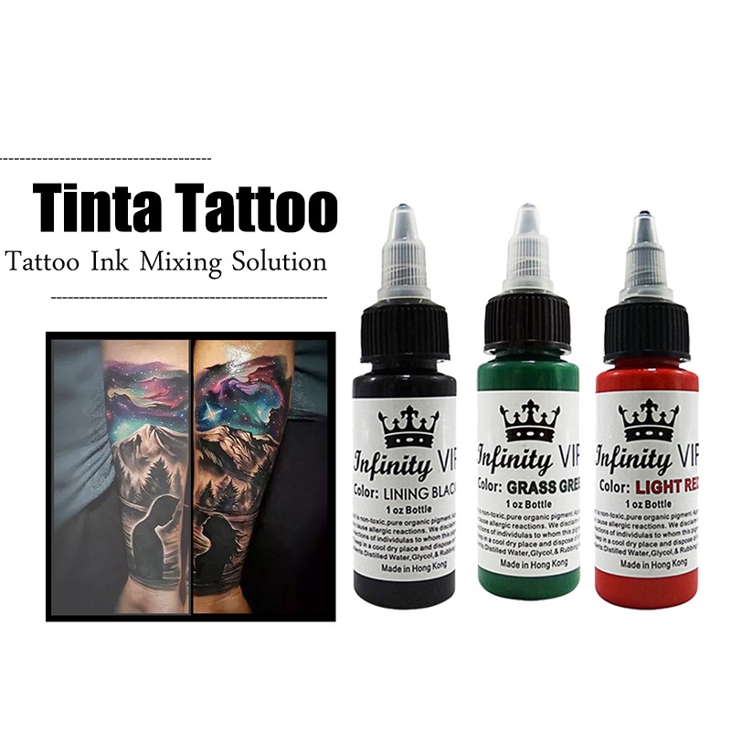 Tinta Tatto INFINITY Tinta Tato Tinta Tattoo Ink Tato Pigment Tato Tinta Tato Perma 30ml