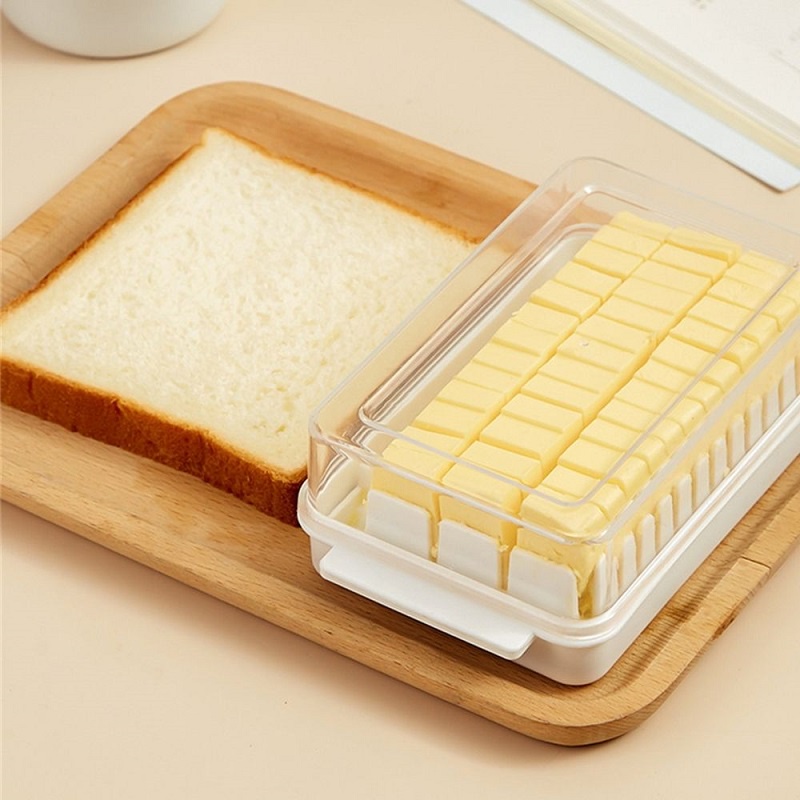 Mi.more Butter Storage Box/Alat Pemotong Mentega / Kotak Penyimpanan Keju Anti Debu