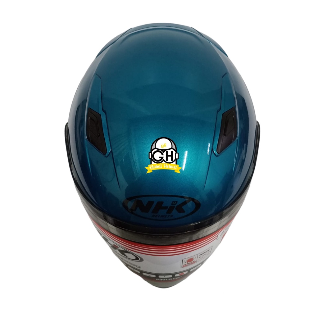 NHK S1 GP PRO SOLID SE PEARL TOSCA HALF FACE DOUBLE VISOR WARNA POLOS DD-RING