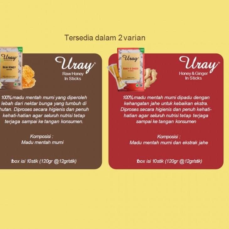 

Hot Product--MADU URAY SACHET STICKS- RAW HONEY IN STICKS 10 x 12gr