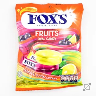 

Permen fox Fox'S Fruits Oval Flowrap 125gr isi +- 50 butir murah