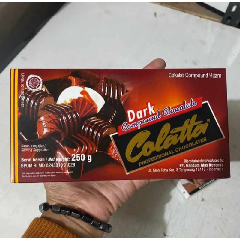 Coklat batangan collata 250gram