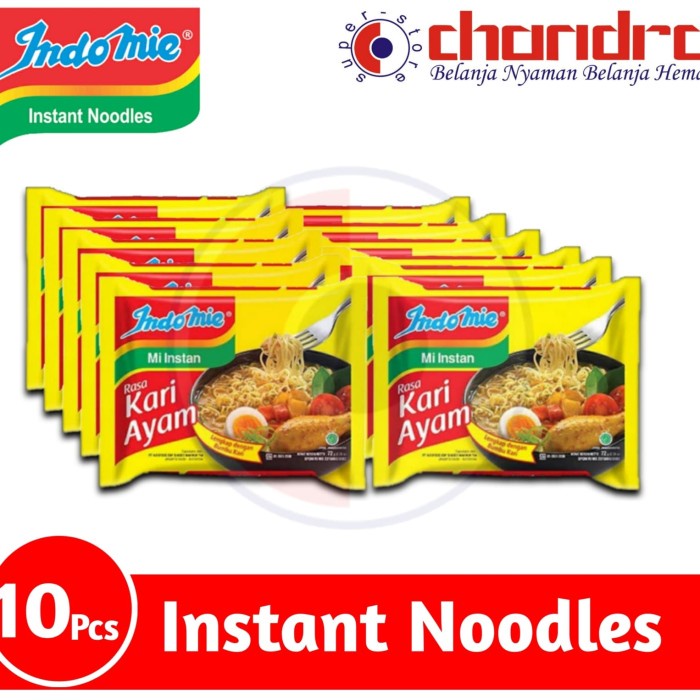 

TERLARIS Paket Indomie Kari Ayam 72gram ( isi 10 pc )