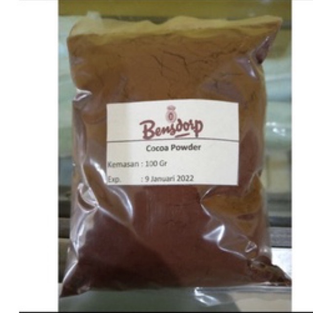 

cokelat bubuk bensdorp kemasan repack 100gr