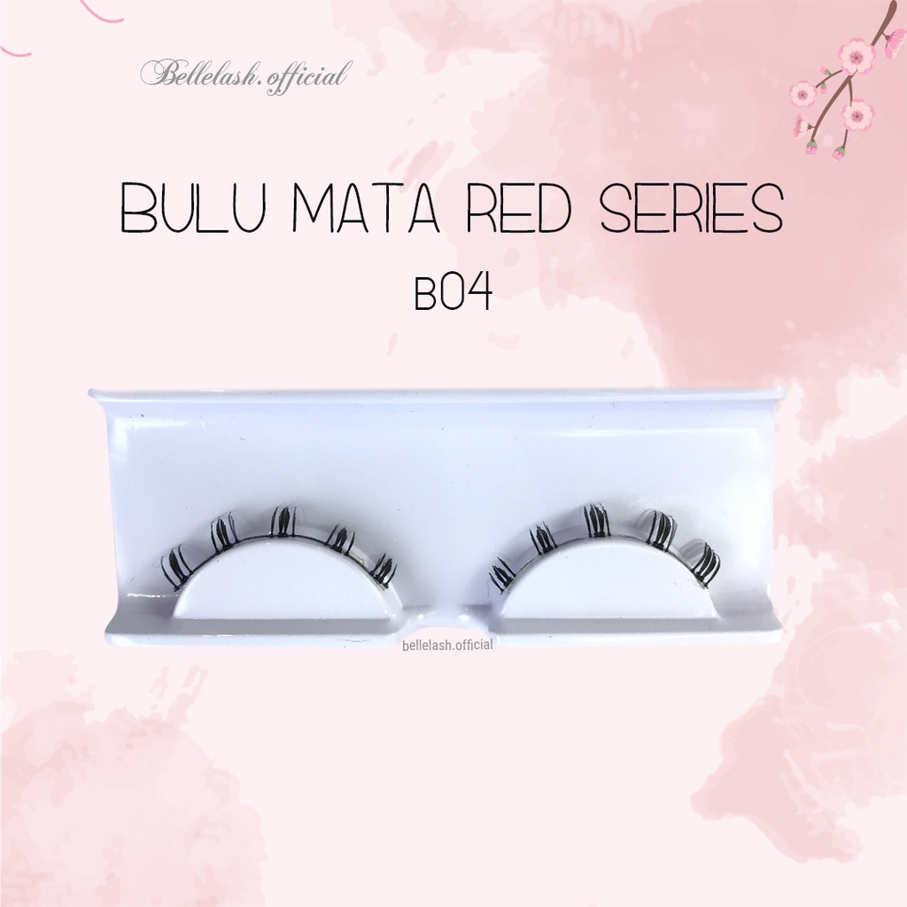 B04 Bulu Mata Bawah Palsu Handmade Natural False Eyelash Eye Lashes