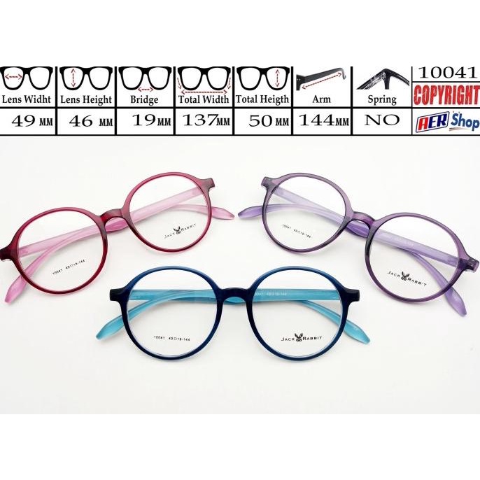 [ KUALITAS PREMIUM ] Kacamata minus elastis MATERIAL ORIGINAL PPSU frame lentur JACK RABBIT TERMURAH