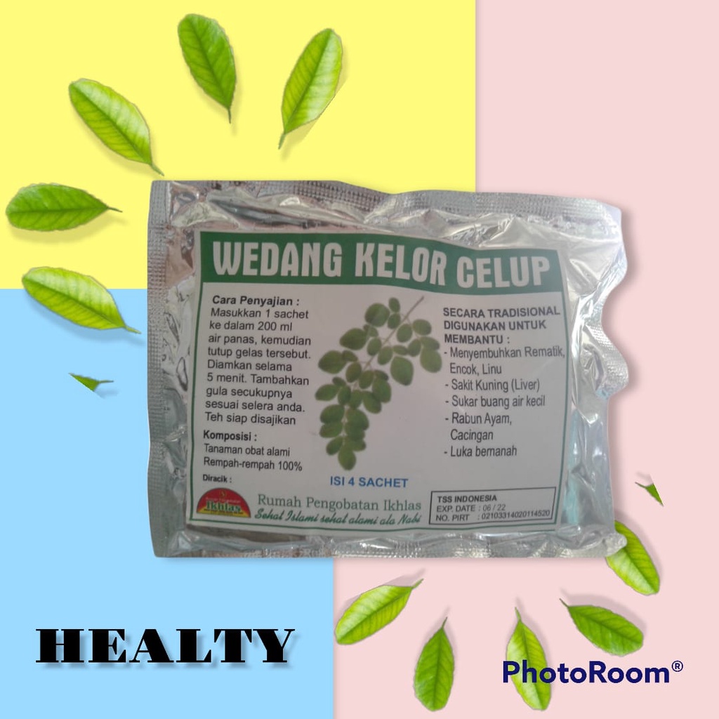 

Wedang Teh Daun Kelor celup 100% Herbal