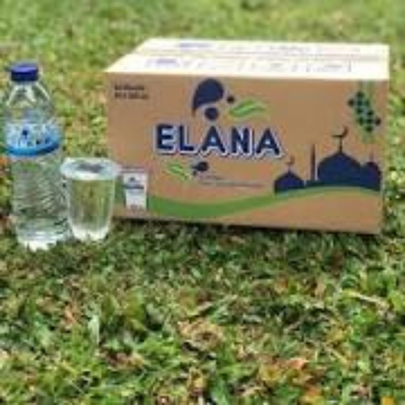 

TERMURAH Elana air minum mineral 200 ml (1 pack =48botol ) GOJEK /GRAB ONLY