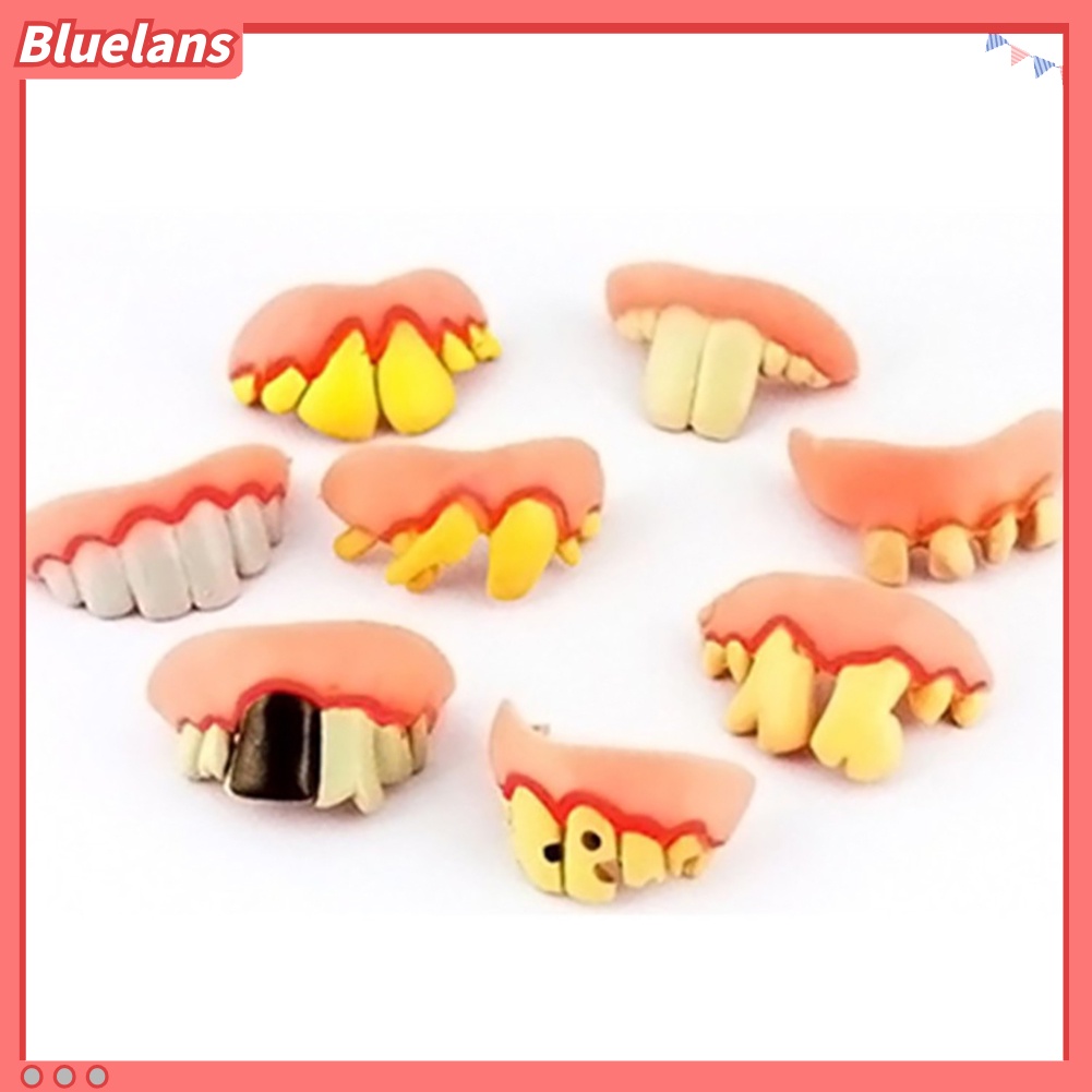 4pcs / Set Mainan Gigi Palsu Untuk Pesta Halloween