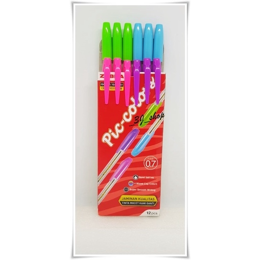 

0288-PEN Pulpen piccolor / BOLPEN PULPEN NEEDLE TIP MURAH / Pen Pulpen Pulpen piccolor Ujung Tumpul / Pen Pulpen piccolor Lembut dan Nyaman Dipakai / Pen Pulpen Needle Tip / Pulpen piccolor Pen Pulpen Murah
